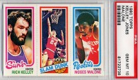 1980-81 Topps #159 192 Rich Kelley/263 Bobby Jones/107 Moses Malone