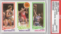 1980-81 Topps #171 241 Ben Poquette/176 Maurice Cheeks/87 Greg Kelser