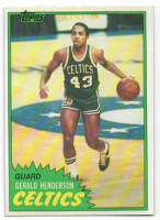 1981-82 Topps #E74 Gerald Henderson