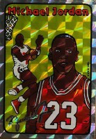 1985 Prism/ Jewel Stickers #7 Michael Jordan