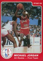 1985-86 Star All-Rookie Team #2 Michael Jordan