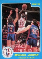 1986 Star Best Of The New/ Old #2 Michael Jordan