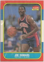 1986-87 Fleer #27 Joe Dumars