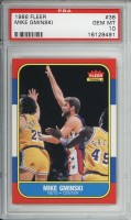 1986-87 Fleer #38 Mike Gminski