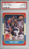 1986-87 Fleer #39 Rickey Green