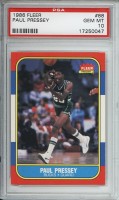 1986-87 Fleer #88 Paul Pressey