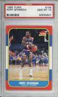 1986-87 Fleer #105 Rory Sparrow