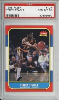 1986-87 Fleer #107 Terry Teagle