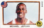 1987 Panini Stickers #141 Michael Jordan