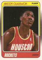 1988-89 Fleer #53 Hakeem Olajuwon