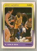 1988-89 Fleer #70 James Worthy