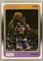 1988-89 Fleer #91 Mark West