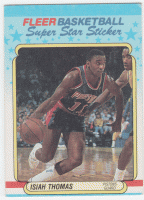 1988-89 Fleer Stickers #10 Isiah Thomas