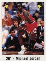 1988-89 Panini Stickers Spanish #261 Michael Jordan AS
