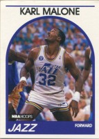 1989-90 Hoops #30 Karl Malone