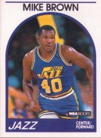 1989-90 Hoops #336 Mike Brown