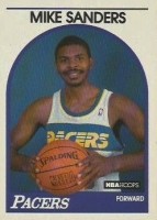 1989-90 Hoops #340 Mike Sanders