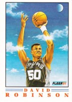 1991-92 Fleer Pro-Visions #1 David Robinson