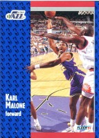 1991-92 Fleer Tony's Pizza #2 Karl Malone