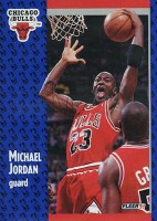 1991-92 Fleer Tony's Pizza #33 Michael Jordan