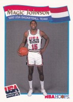 1991-92 Hoops McDonald's #54 Magic Johnson USA