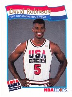 1991-92 Hoops McDonald's #59 David Robinson USA