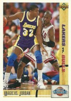 1991-92 Upper Deck #34 Magic Johnson/Michael Jordan CC