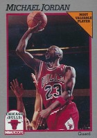 1991-92 Hoops 100 Superstars #14 Michael Jordan