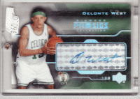 2004-05 Upper Deck Pro Sigs Pro Signs Rookies #DE Delonte West