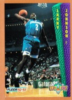 1992-93 Fleer #292 Larry Johnson SD