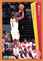 1992-93 Fleer #303 Travis Mays