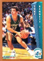 1992-93 Fleer #308 Tony Bennett