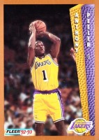 1992-93 Fleer #364 Anthony Peeler