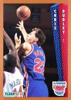 1992-93 Fleer #387 Chris Dudley