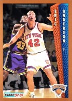 1992-93 Fleer #392 Eric Anderson