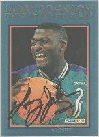 1992-93 Fleer Larry Johnson #AU5 Larry Johnson