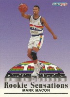 1992-93 Fleer Rookie Sensations #6 Mark Macon