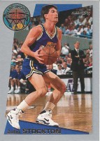 1992-93 Fleer Sharpshooters #11 John Stockton