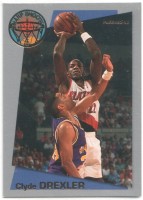 1992-93 Fleer Sharpshooters #13 Clyde Drexler