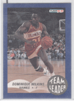 1992-93 Fleer Team Leaders #1 Dominique Wilkins