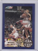 1992-93 Fleer Team Leaders #4 Michael Jordan