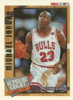 1992-93 Hoops Supreme Court #SC1 Michael Jordan