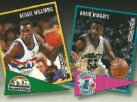 1992-93 SkyBox School Ties #ST3 Reggie Williams/David Wingate