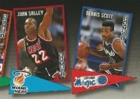 1992-93 SkyBox School Ties #ST6 John Salley/Dennis Scott