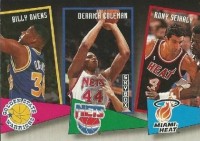 1992-93 SkyBox School Ties #ST8 Billy Owens/Derrick Coleman/Rony Seikaly