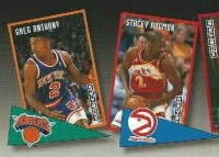 1992-93 SkyBox School Ties #ST13 Greg Anthony/Stacey Augmon