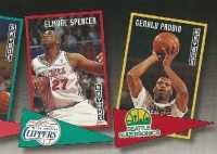 1992-93 SkyBox School Ties #ST15 Elmore Spencer/Gerald Paddio