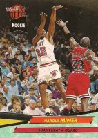 1992-93 Ultra #293 Harold Miner/Michael Jordan