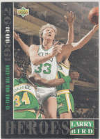 1992-93 Upper Deck Larry Bird Heroes #21 Larry Bird