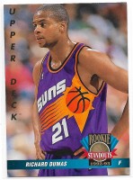 1992-93 Upper Deck Rookie Standouts #RS17 Richard Dumas